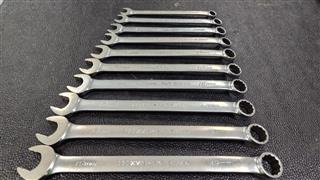 Snap-on 10pc Metric Flank Drive Plus Combination Wrench Set
